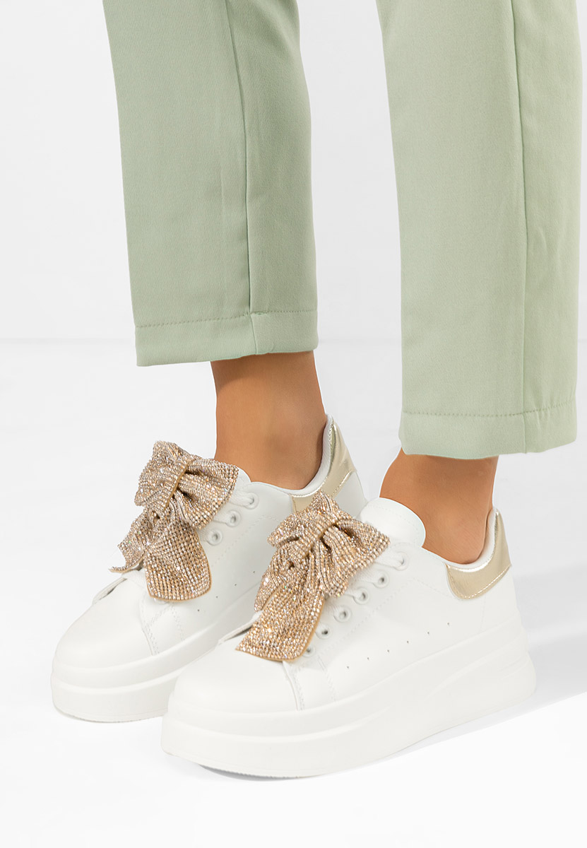 Sneakers με πλατφόρμα Anitta χρυσο