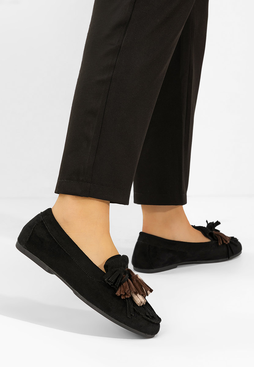 Μοκασίνια γυναικεια Sedania μαύρα