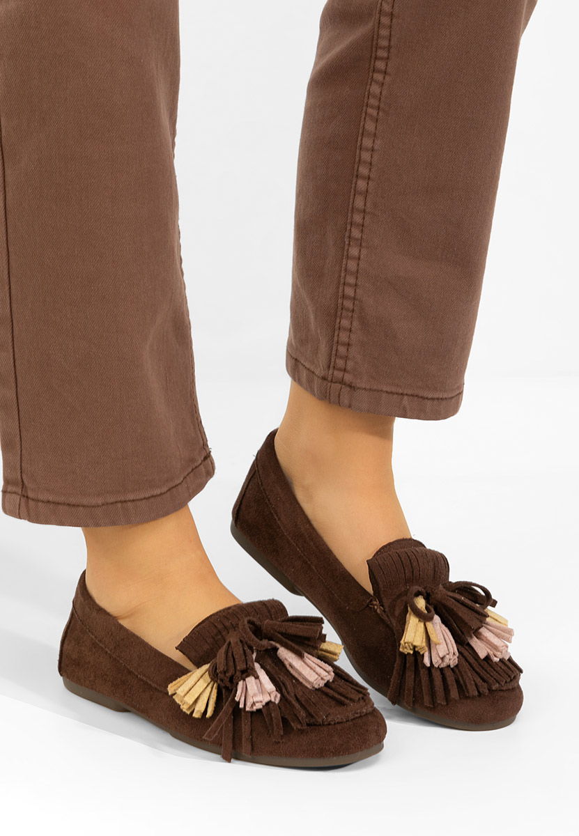 Μοκασίνια γυναικεια Sedania καφε