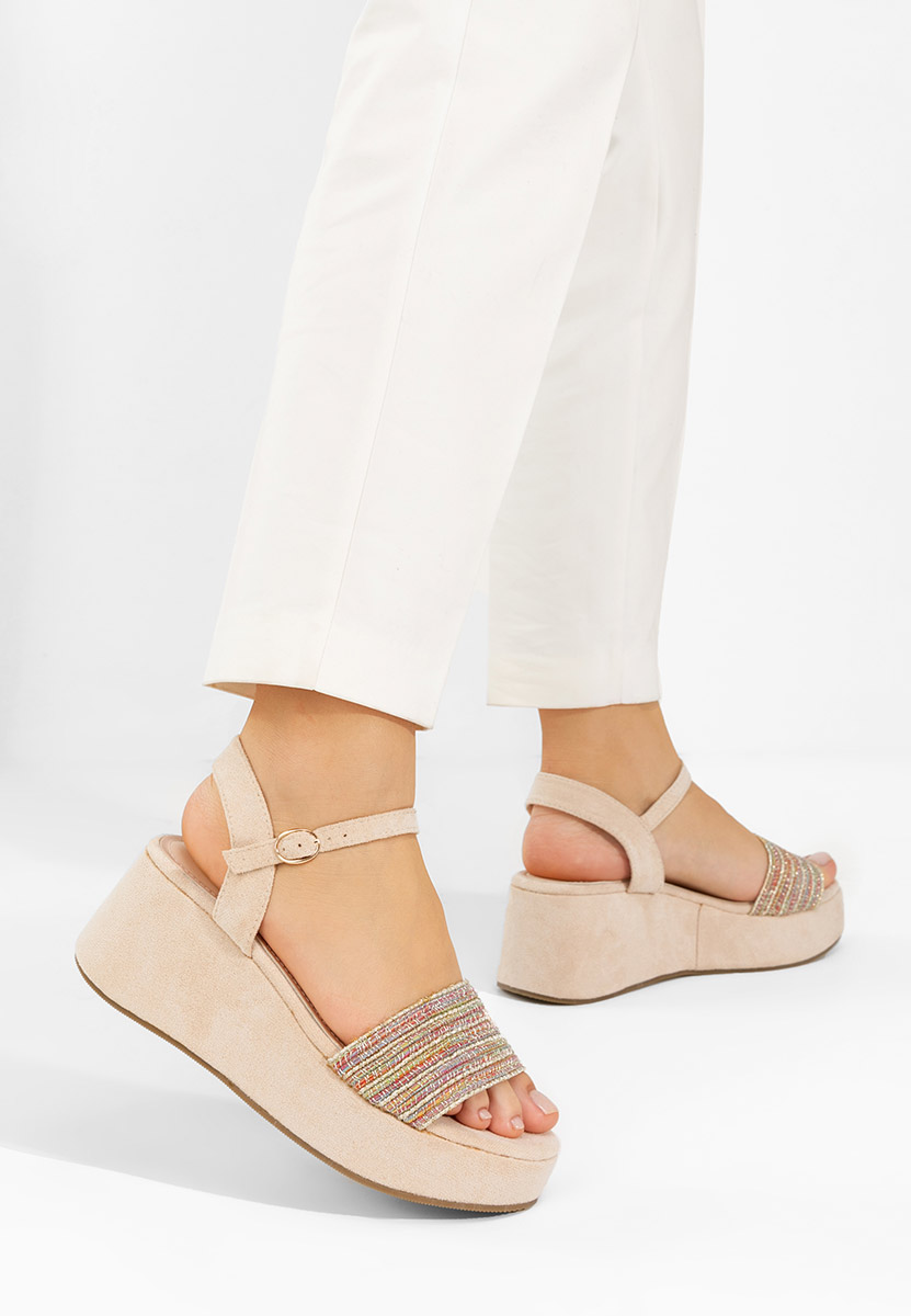 Πέδιλα πλατφορμεσ Yvania πολυχρωμα