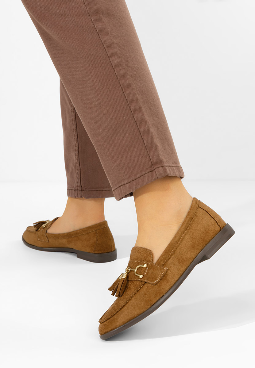 Μοκασίνια γυναικεια Reeia ταμπά