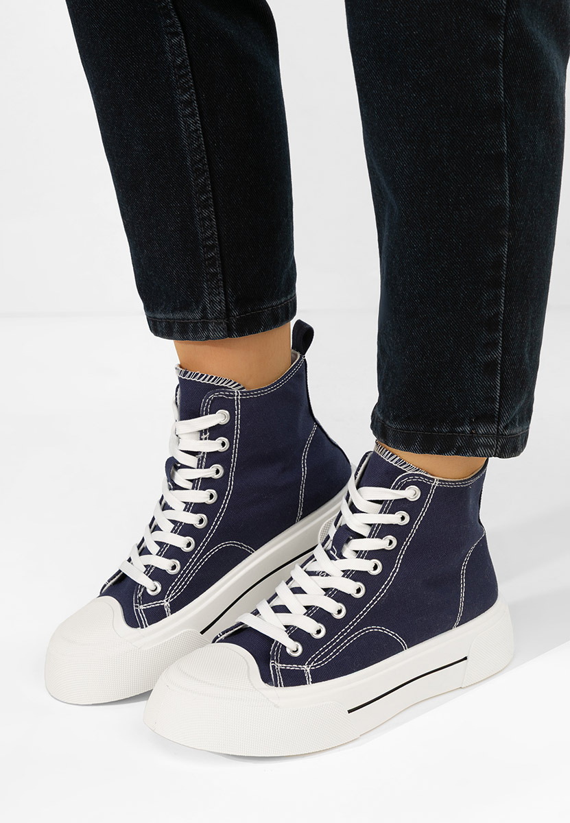 Γυναικεία sneakers αστραγάλο Minoda μπλε