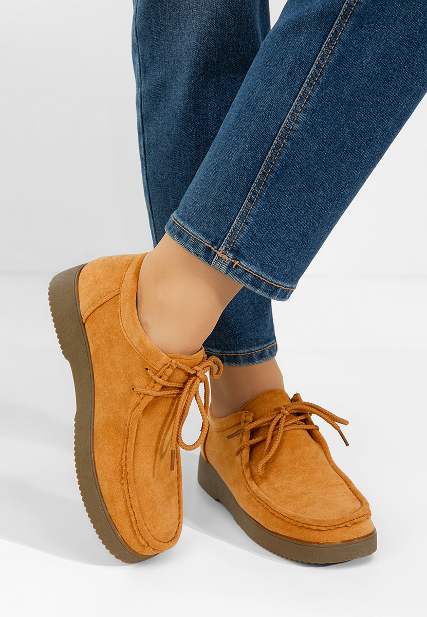 Casual παπουτσια γυναικεια Zairia ταμπά