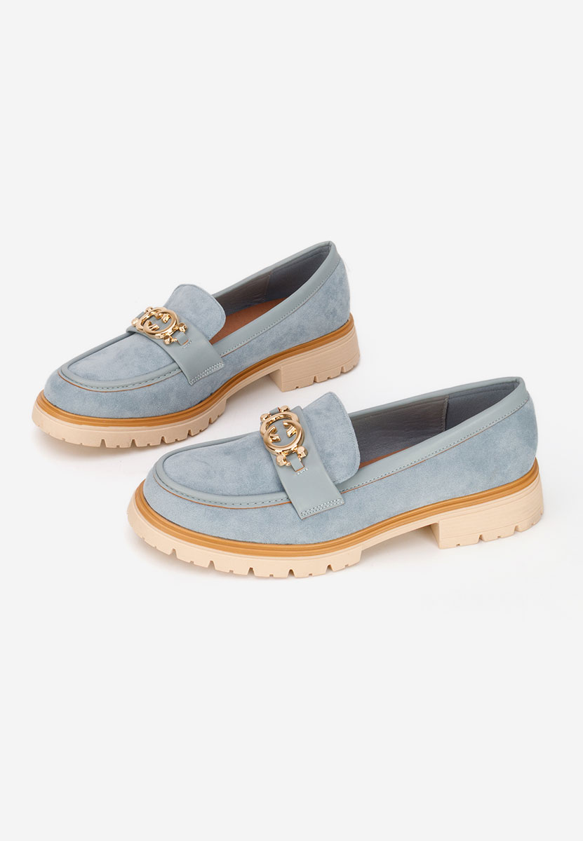 Μοκασίνια  γυναικεια Lenisia μπλε