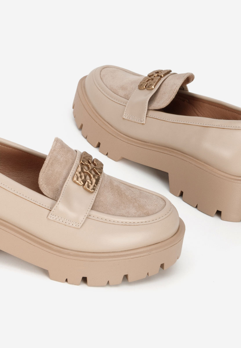 Loafers γυναικεια Karamela χακι