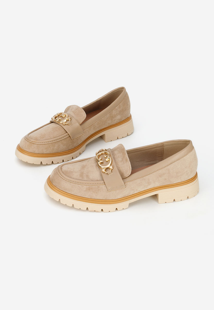 Μοκασίνια  γυναικεια Lenisia χακι