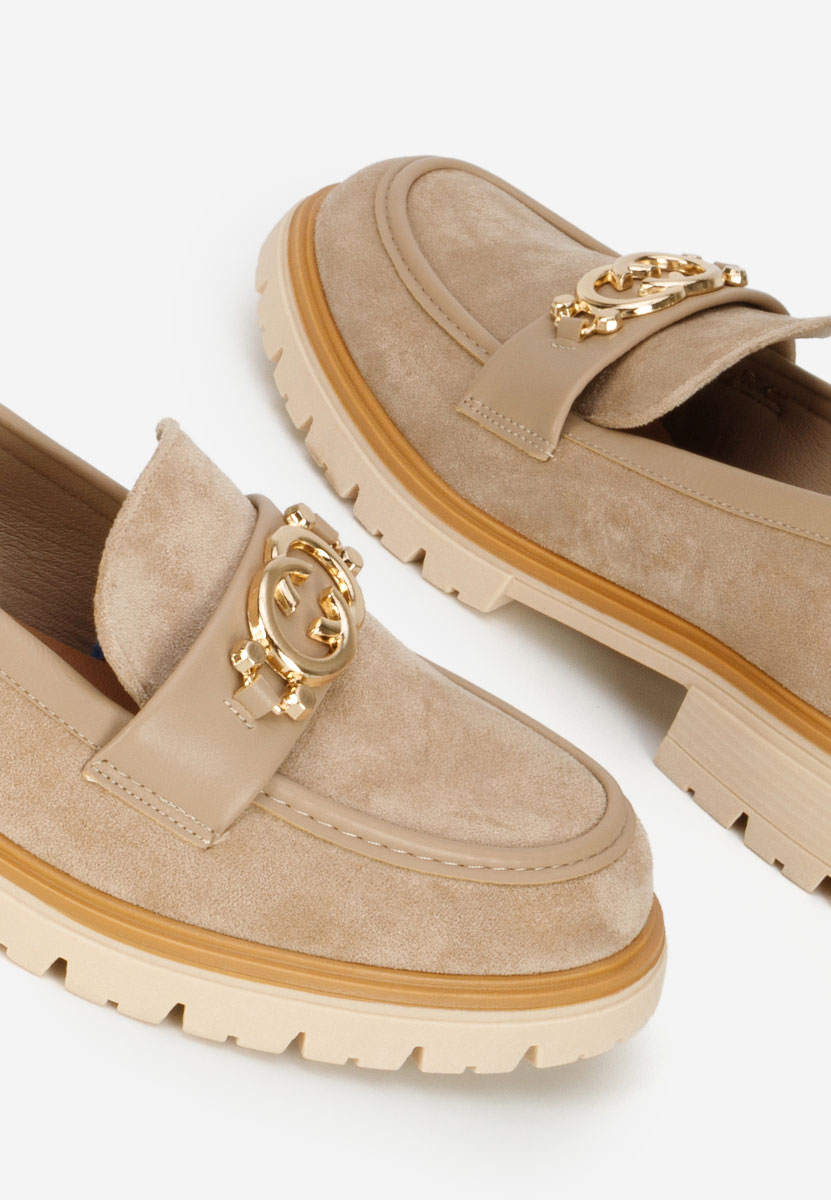 Μοκασίνια  γυναικεια Lenisia χακι