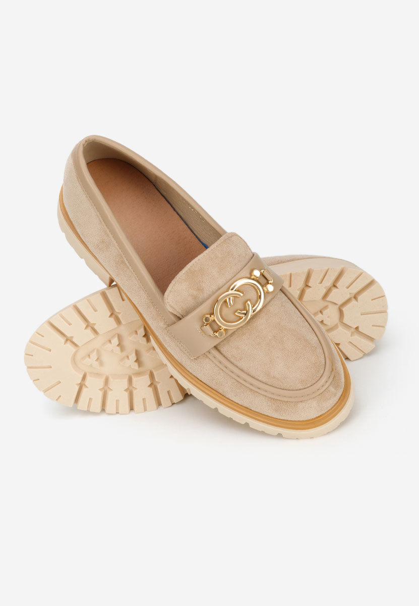 Μοκασίνια  γυναικεια Lenisia χακι