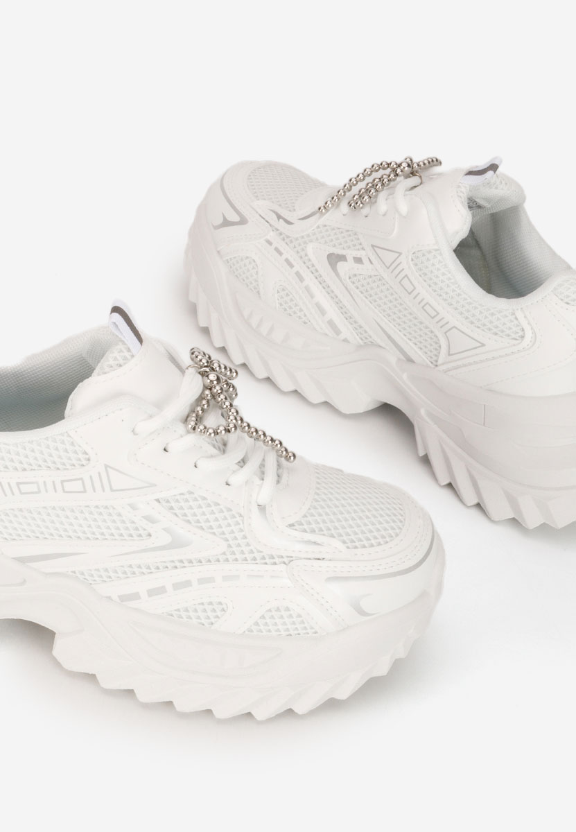 Sneakers γυναικεια Eudoria V2 λευκά