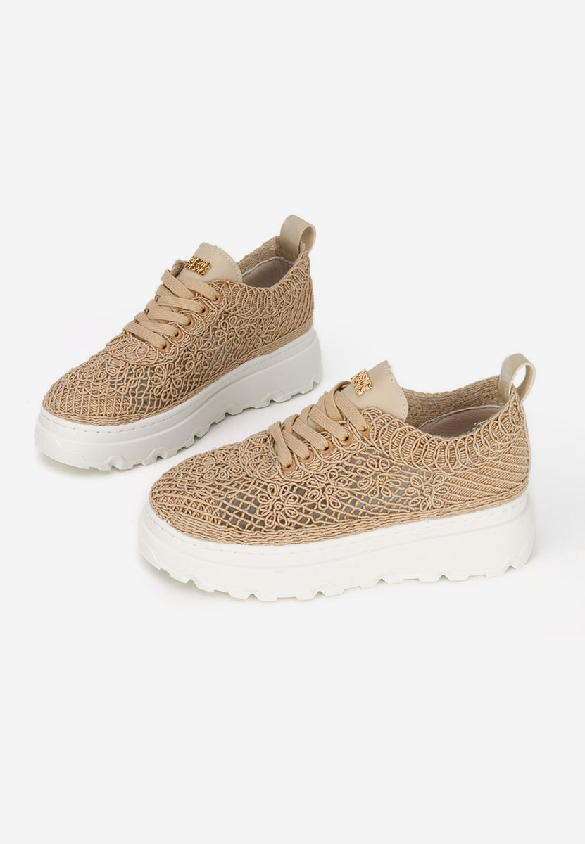 Sneakers με πλατφόρμα Rossela χακι