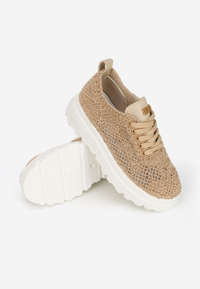 Sneakers με πλατφόρμα Rossela χακι