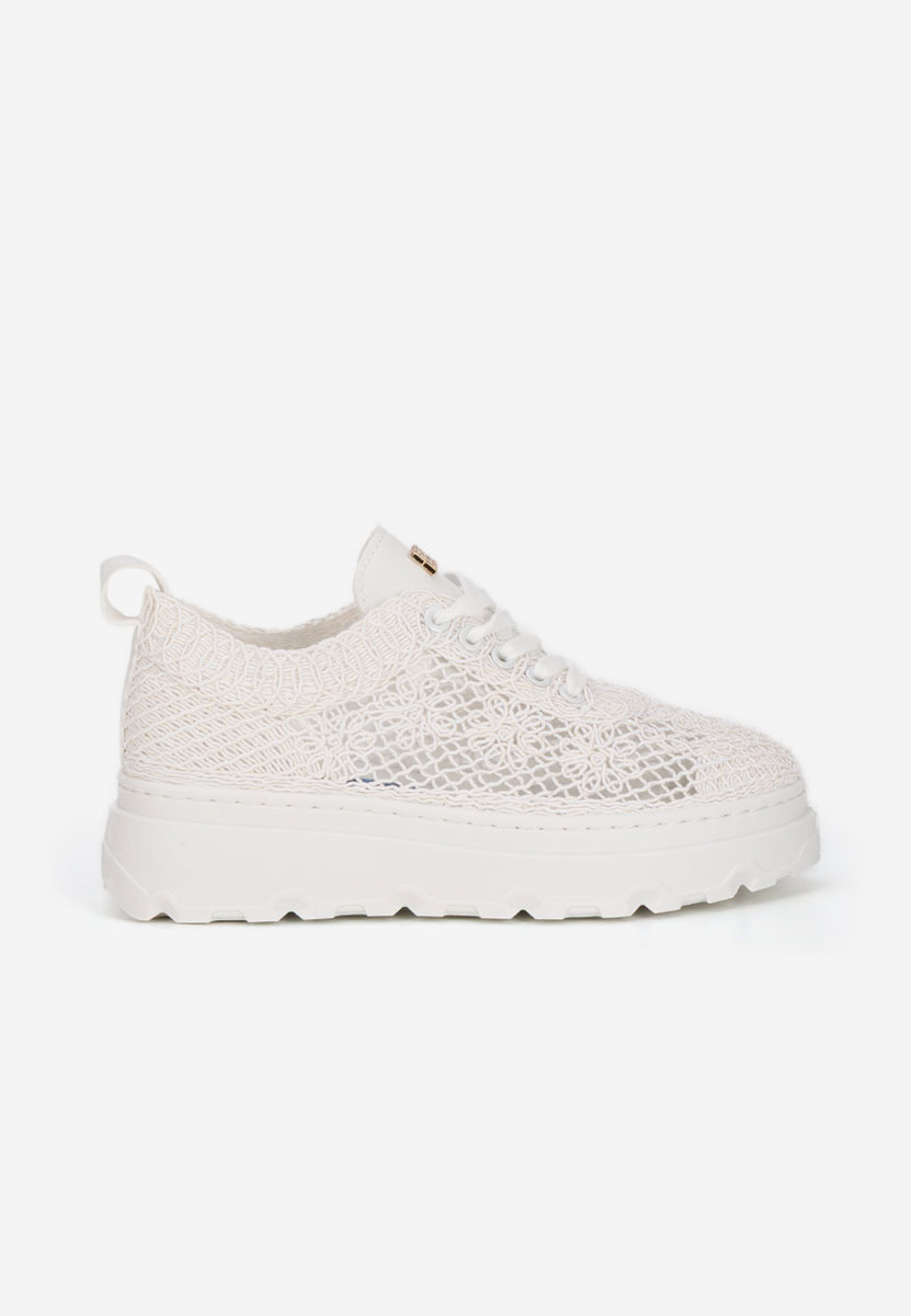 Sneakers με πλατφόρμα Rossela λευκά