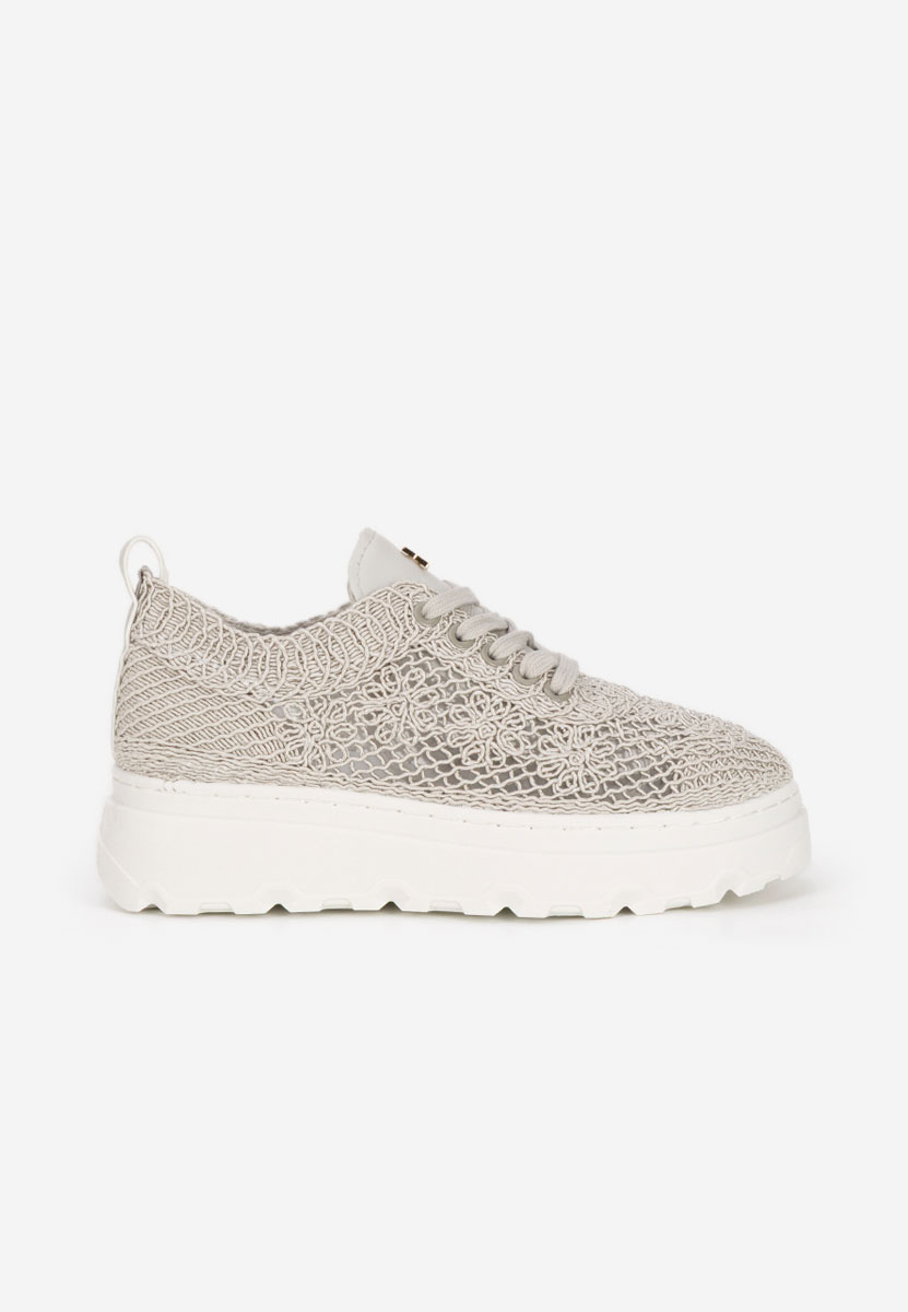 Sneakers με πλατφόρμα Rossela γκρι