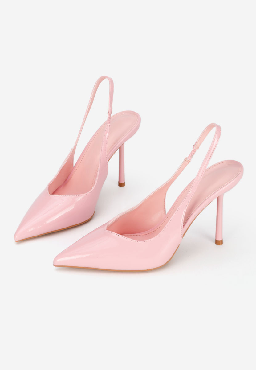 Γόβες slingback Kity ροζ
