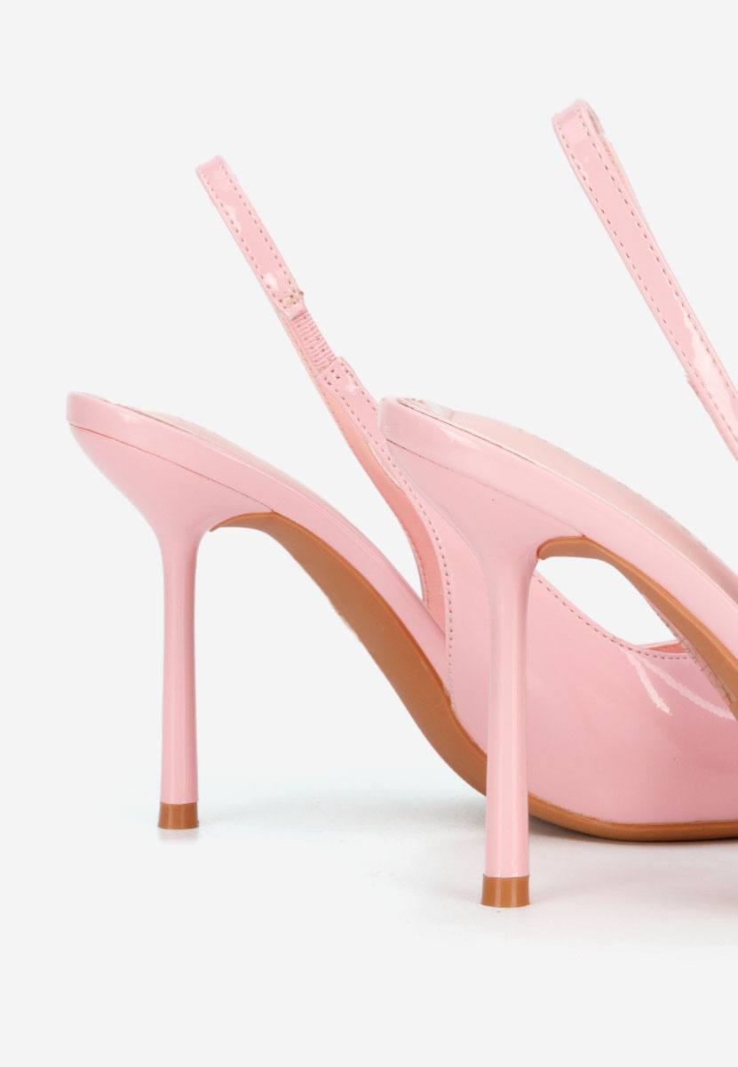 Γόβες slingback Kity ροζ