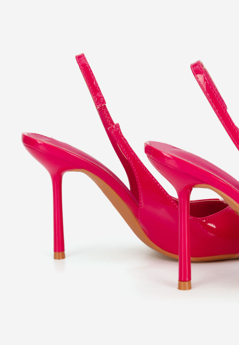 Γόβες slingback Kity φούξια