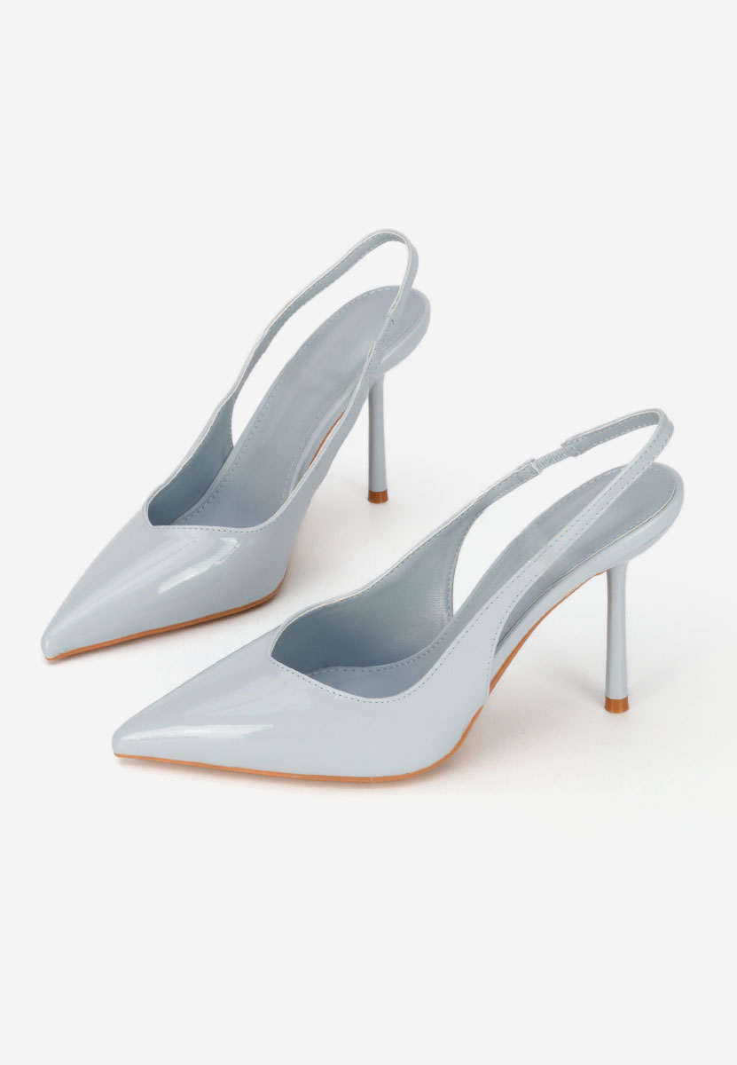 Γόβες slingback Kity μπλε