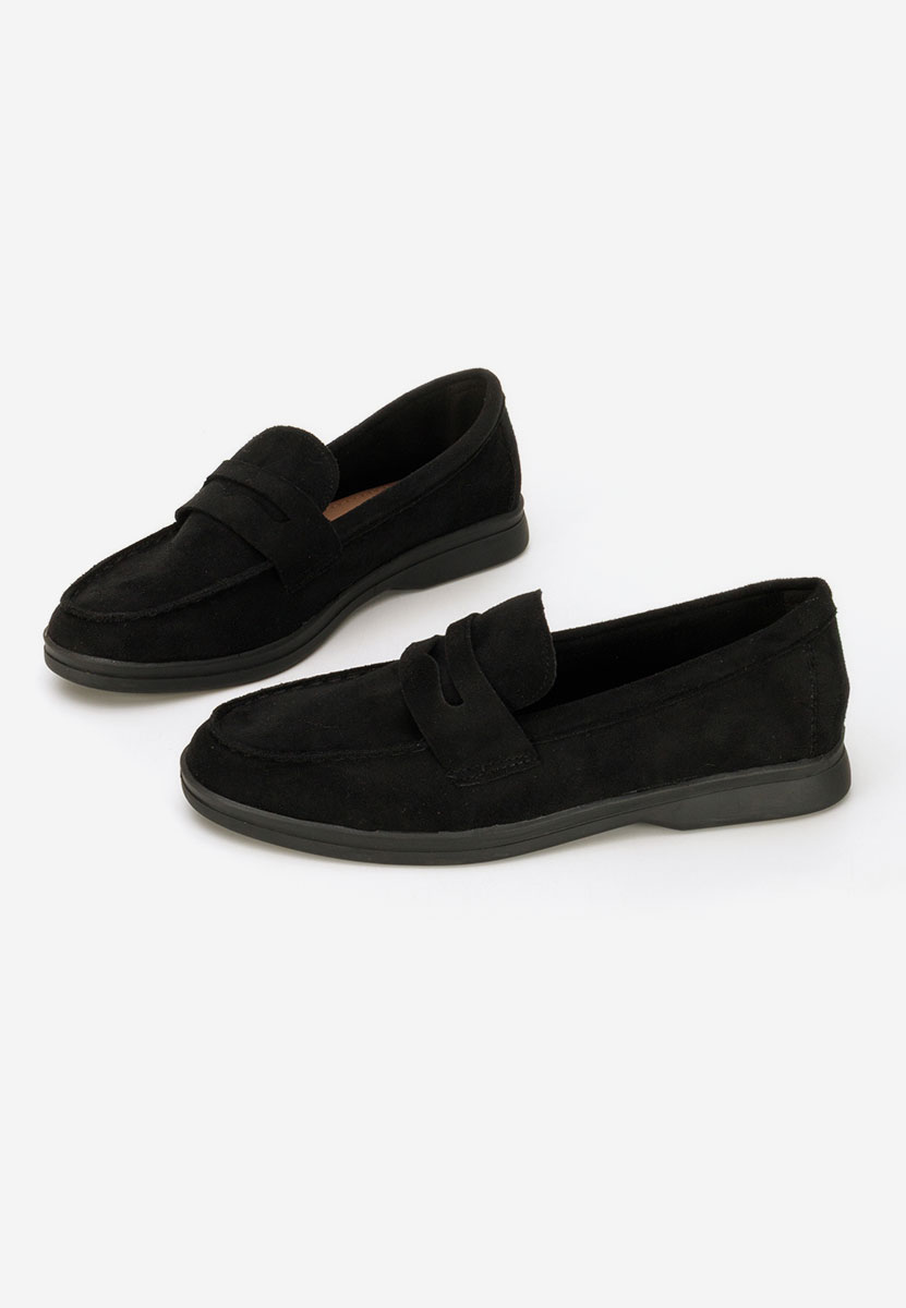 Μοκασίνια γυναικεια Hesika μαύρα