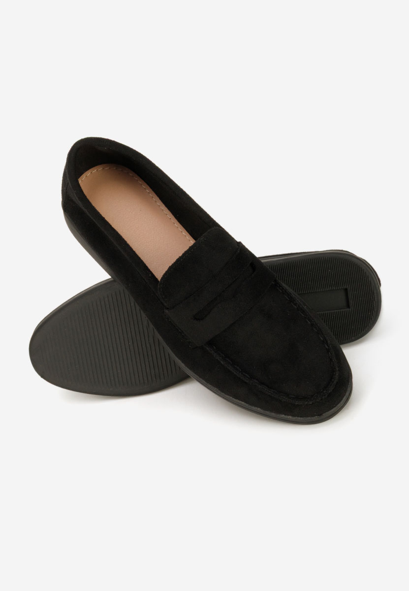 Μοκασίνια γυναικεια Hesika μαύρα