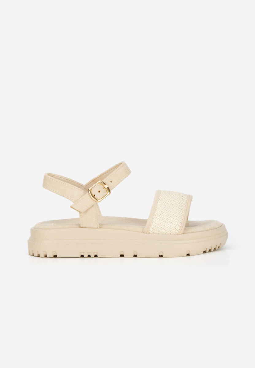 Πέδιλα πλατφορμεσ Donetia μπεζ