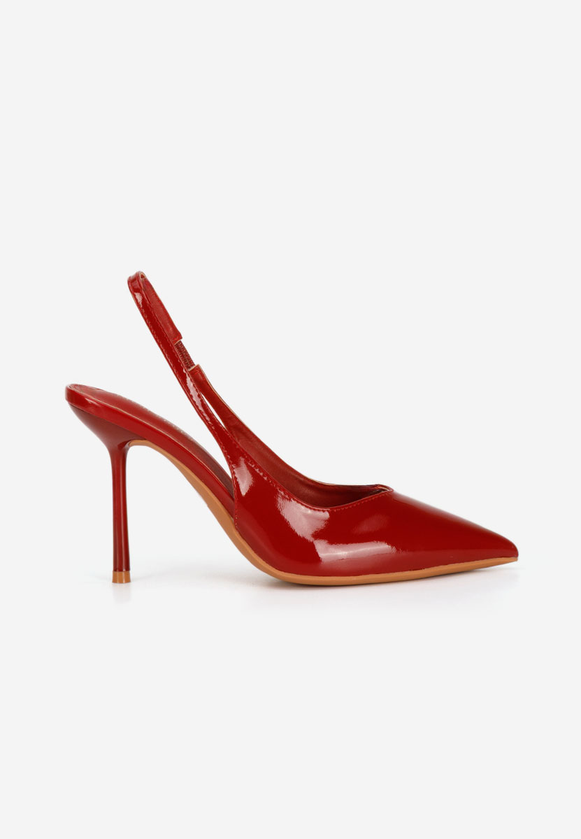 Γόβες slingback Kity μπορντό