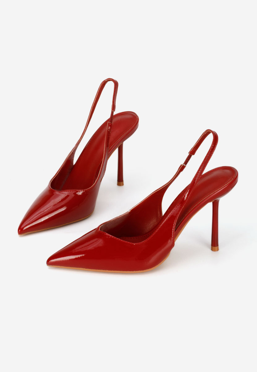 Γόβες slingback Kity μπορντό