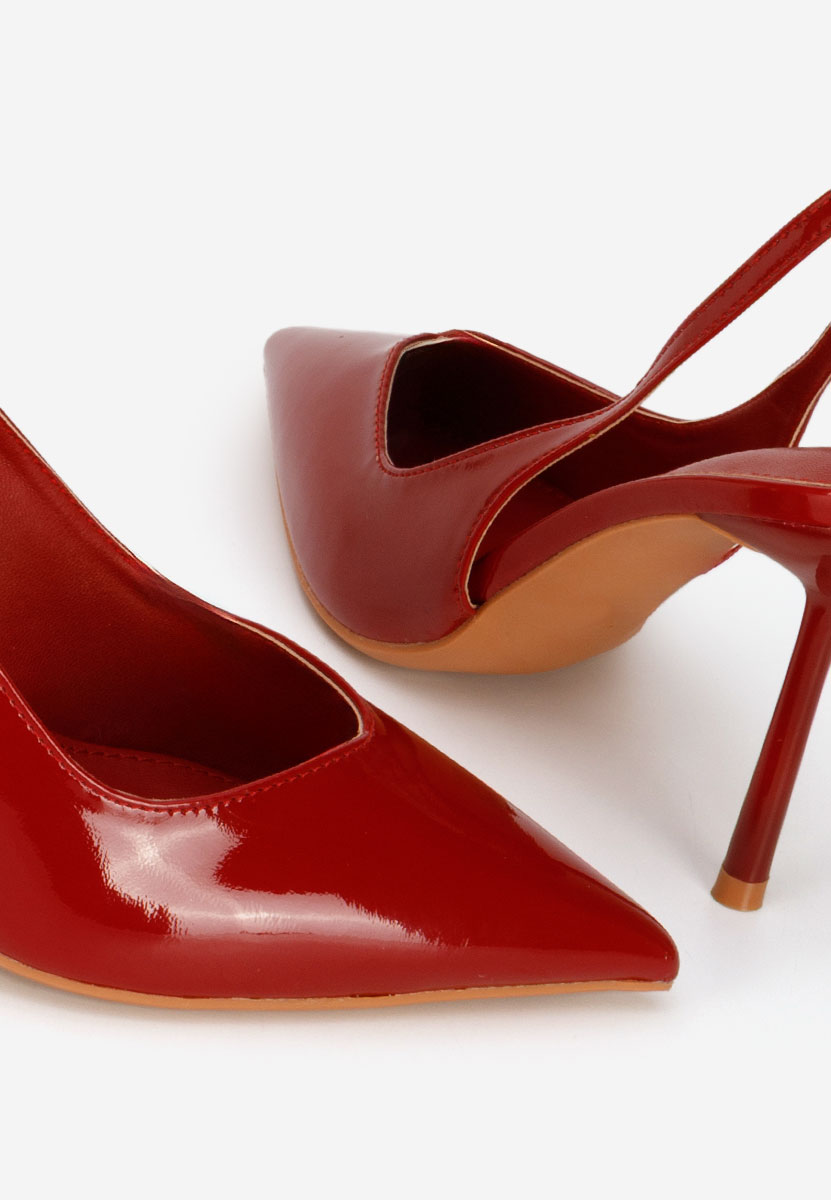 Γόβες slingback Kity μπορντό