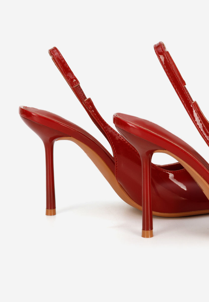 Γόβες slingback Kity μπορντό