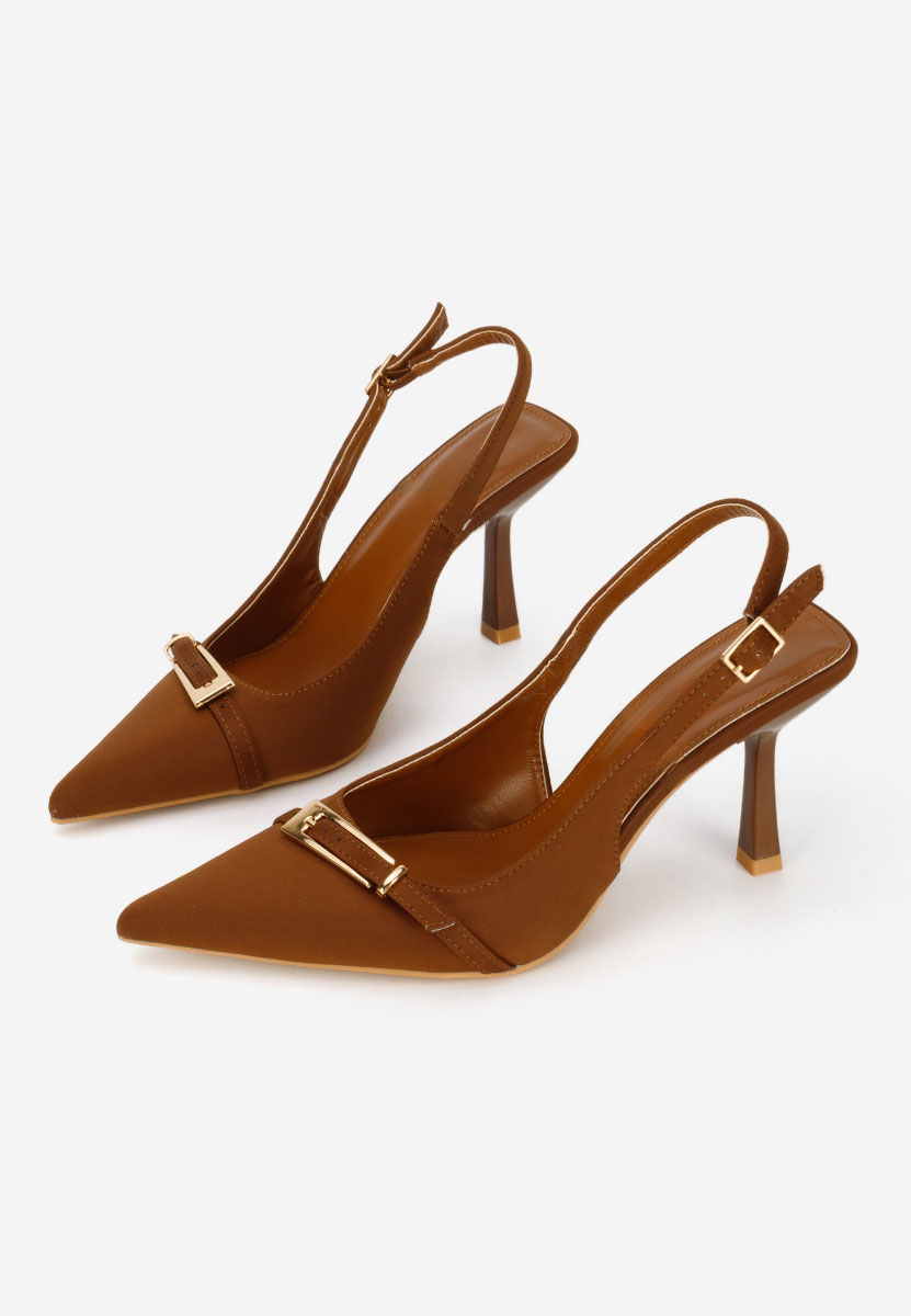 Γόβες slingback Rumina καφε