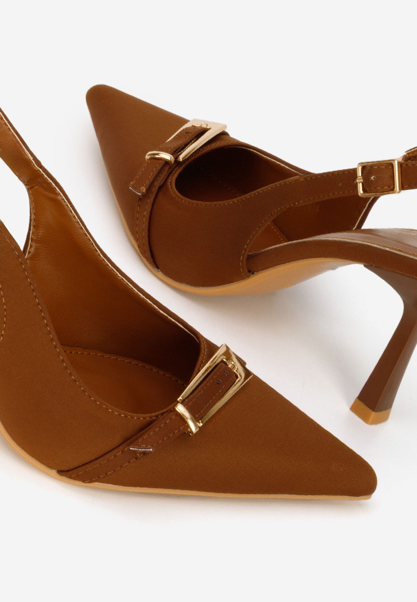 Γόβες slingback Rumina καφε