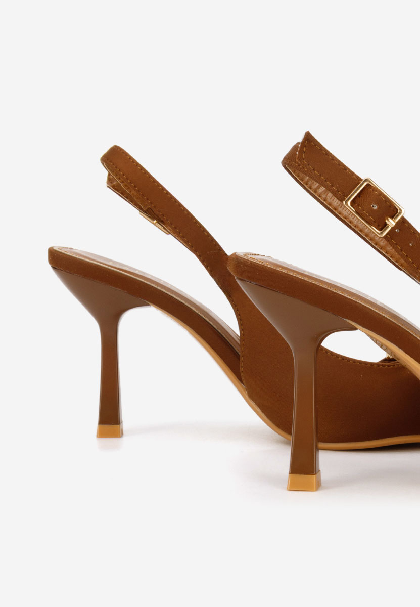 Γόβες slingback Rumina καφε