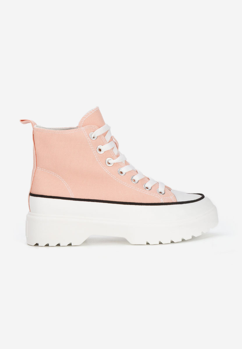 Γυναικεία sneakers αστραγάλο Fiorela ροζ