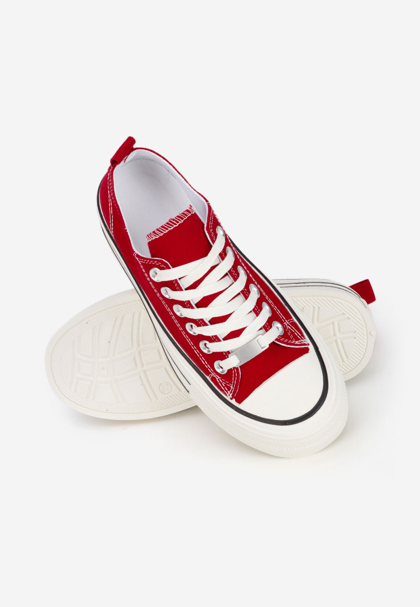 Γυναικεία πανινα πλατφόρμες Kimala κοκκινο