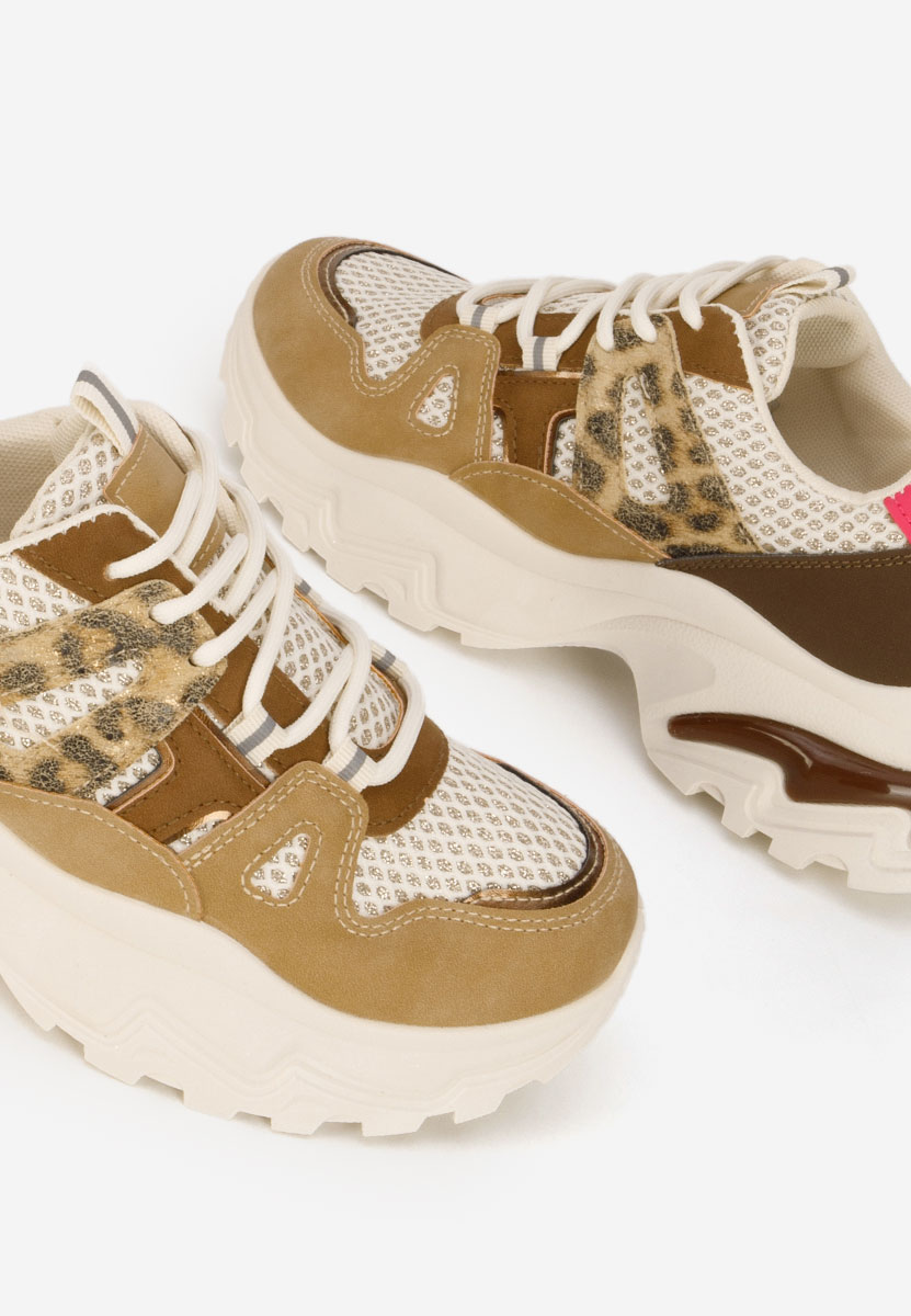 Sneakers με πλατφόρμα Kiria χακι