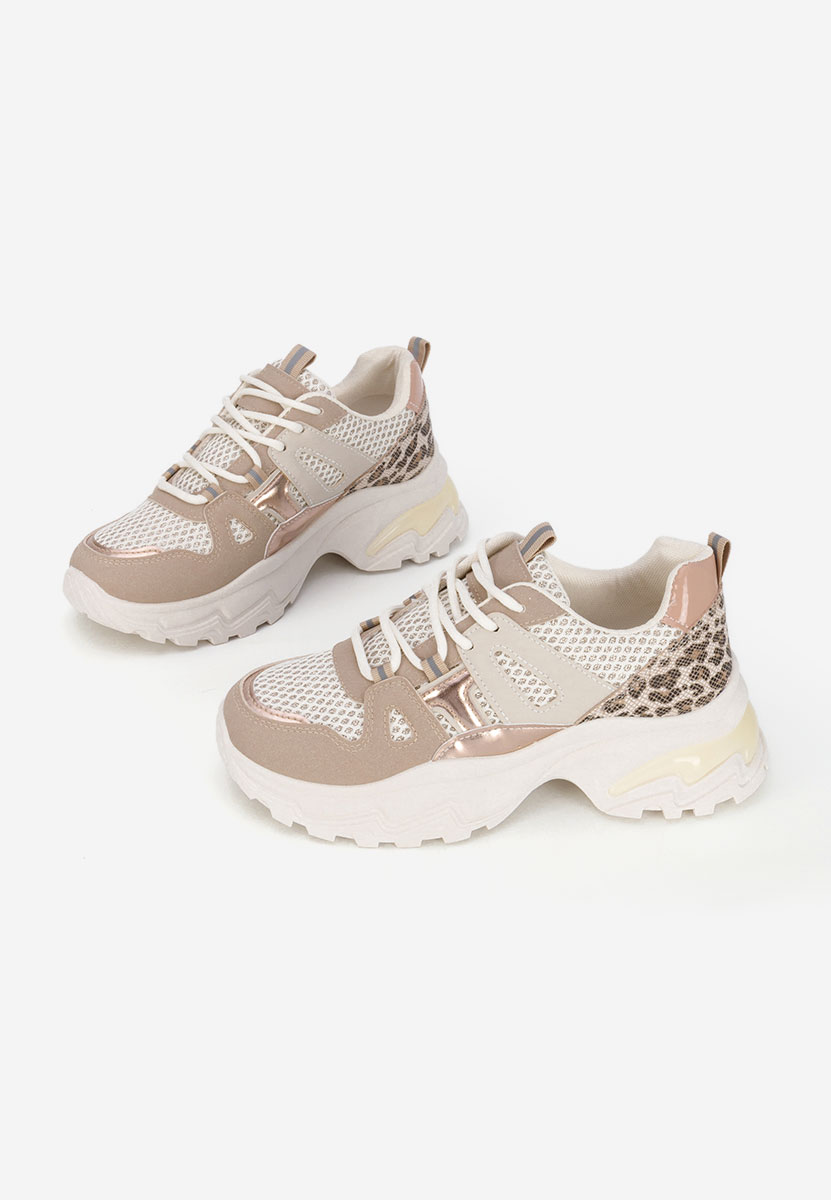 Sneakers με πλατφόρμα Kiria μπεζ