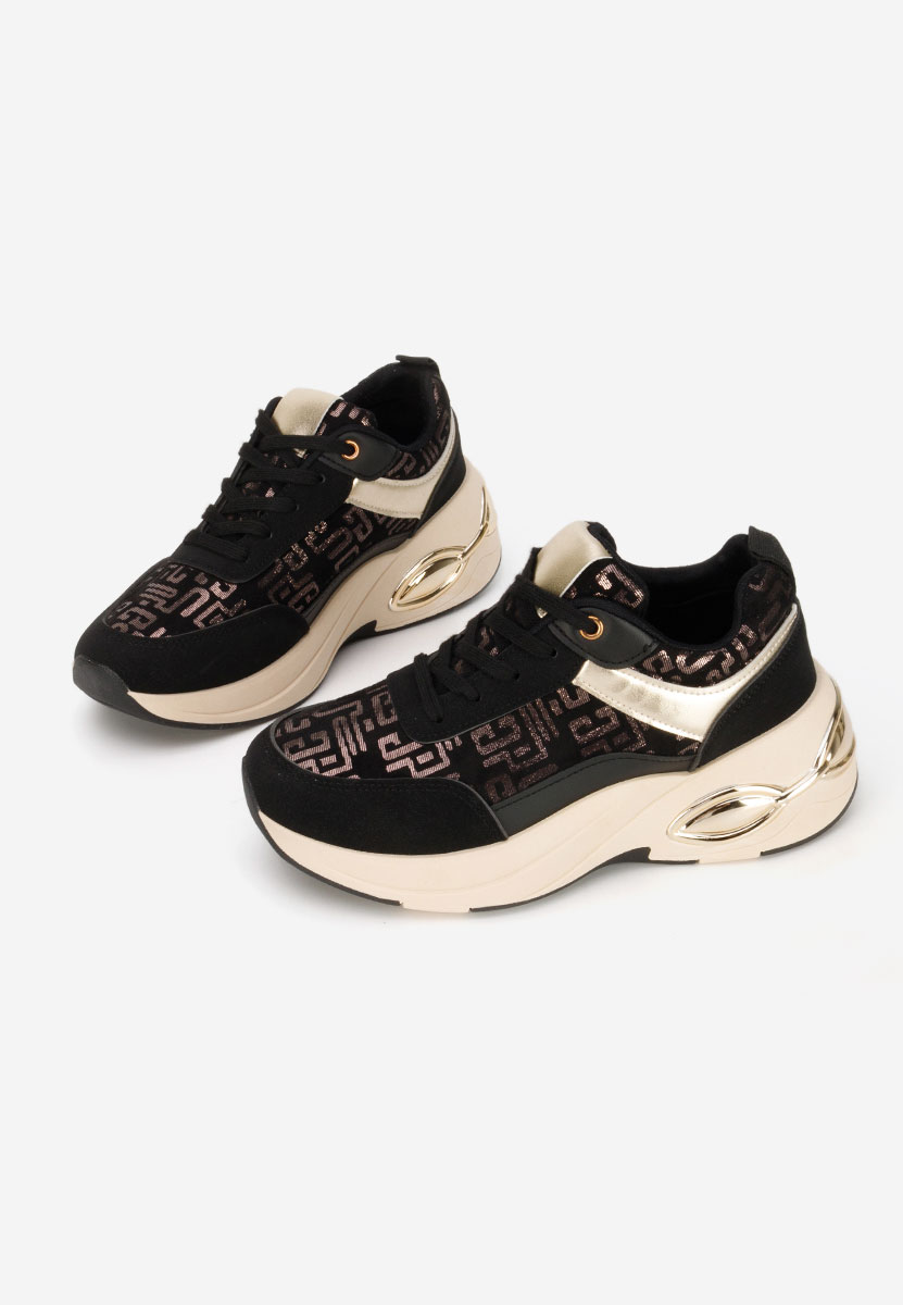 Sneakers με πλατφόρμα Nezela μαύρα