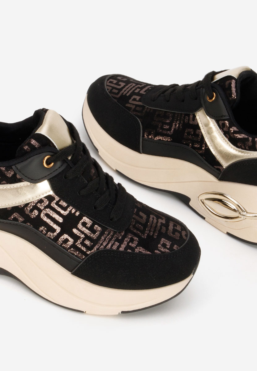 Sneakers με πλατφόρμα Nezela μαύρα