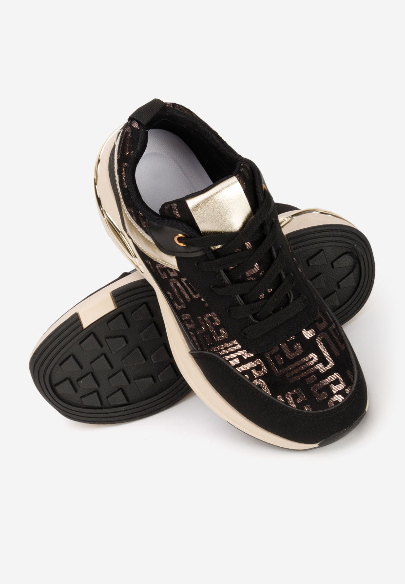 Sneakers με πλατφόρμα Nezela μαύρα