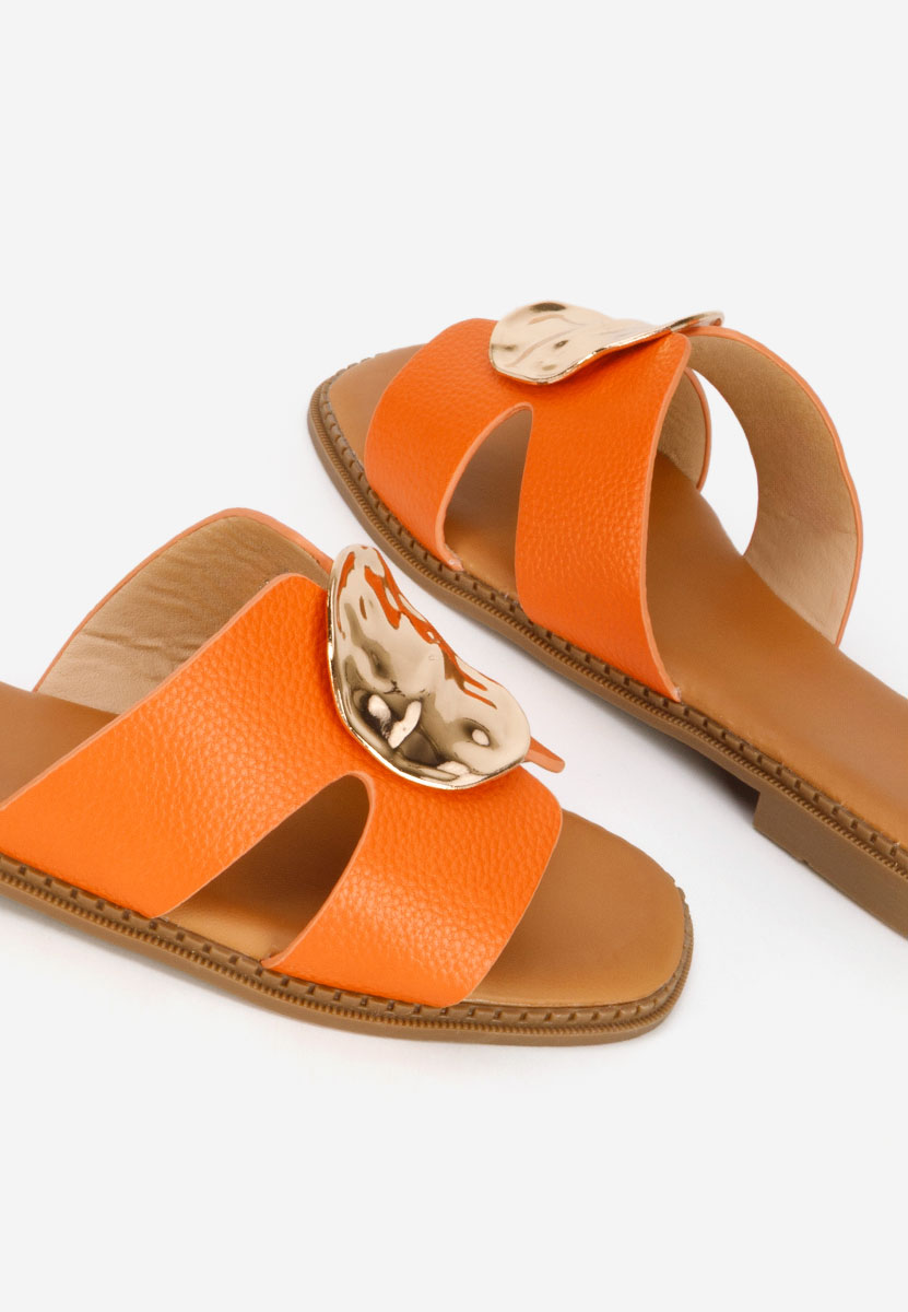 Παντόφλες γυναικειεσ Klarina Πορτοκαλι