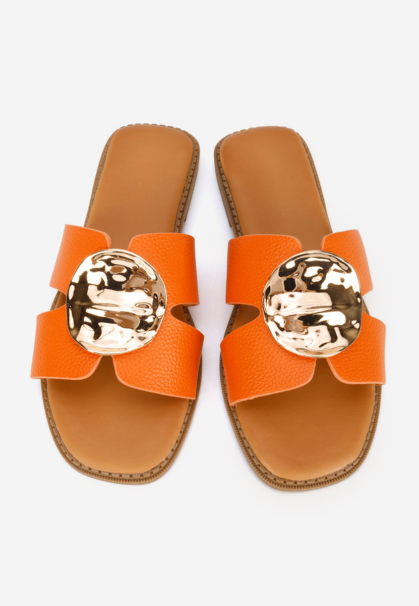 Παντόφλες γυναικειεσ Klarina Πορτοκαλι