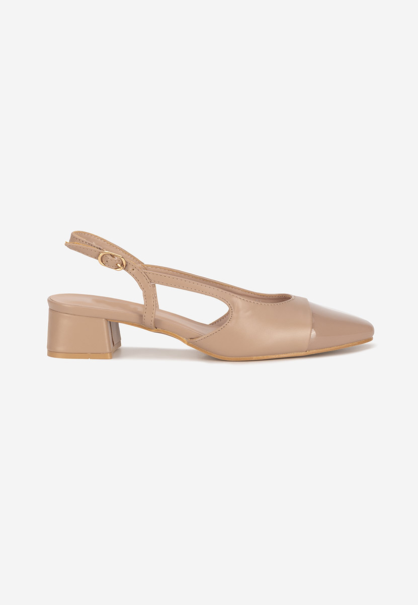 Γόβες slingback Alexonia χακι