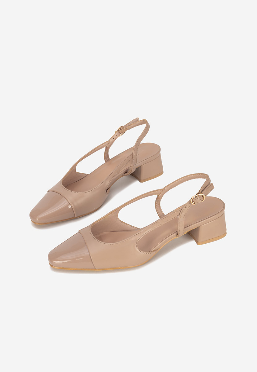Γόβες slingback Alexonia χακι