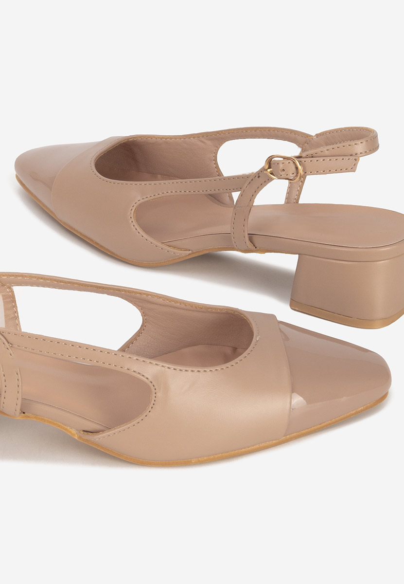 Γόβες slingback Alexonia χακι