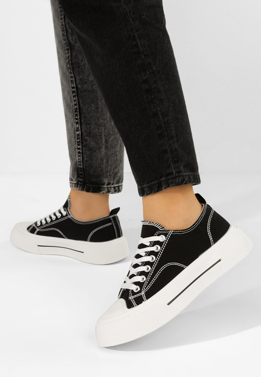 Γυναικεία sneakers Jessia μαύρα
