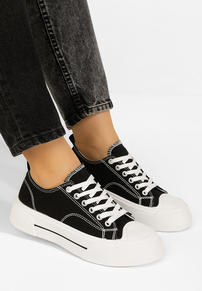 Γυναικεία sneakers Jessia μαύρα