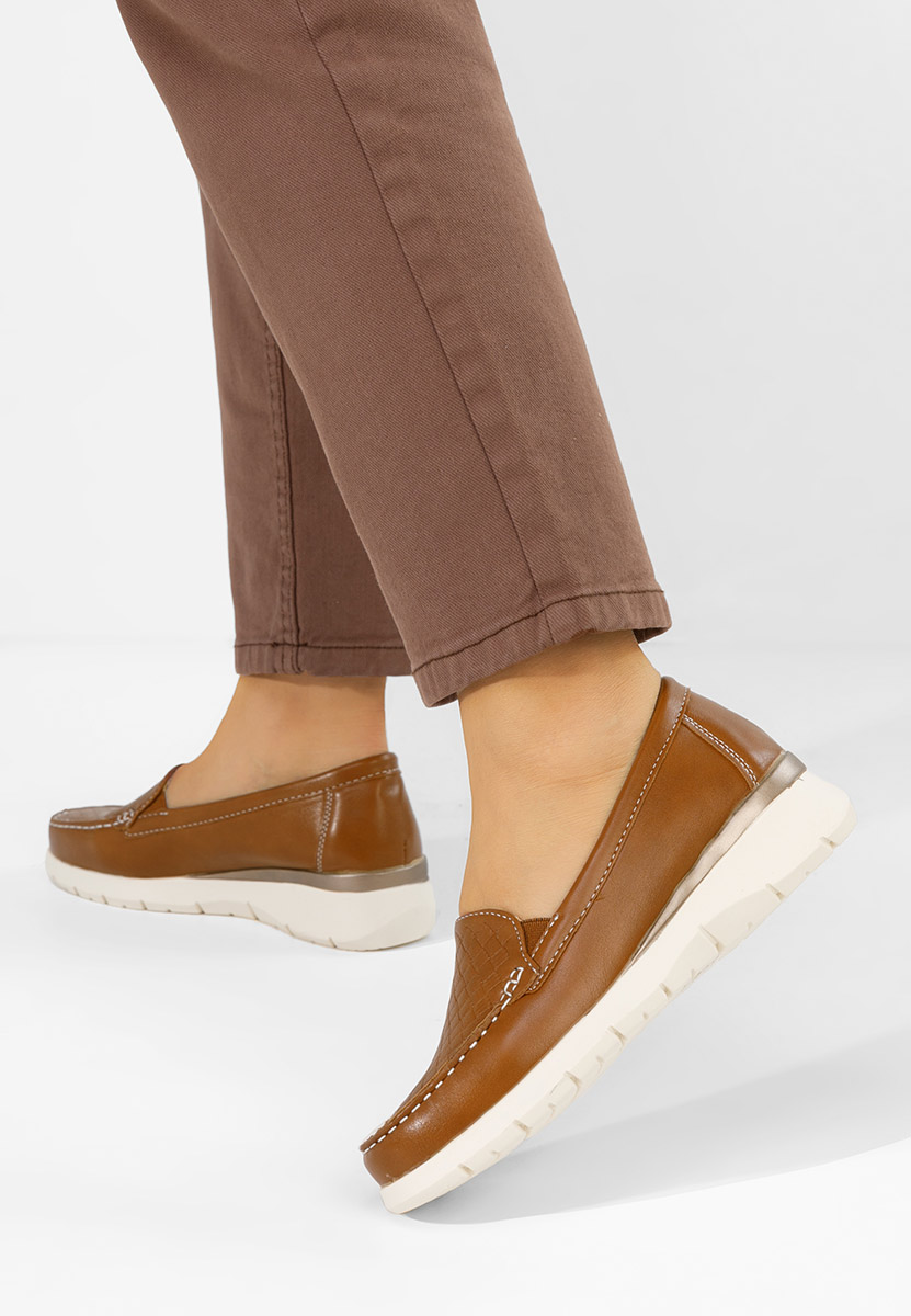 Μοκασίνια γυναικεια Seona ταμπά