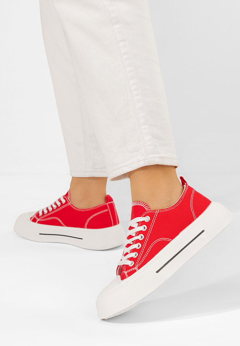 Γυναικεία sneakers Jessia κοκκινο