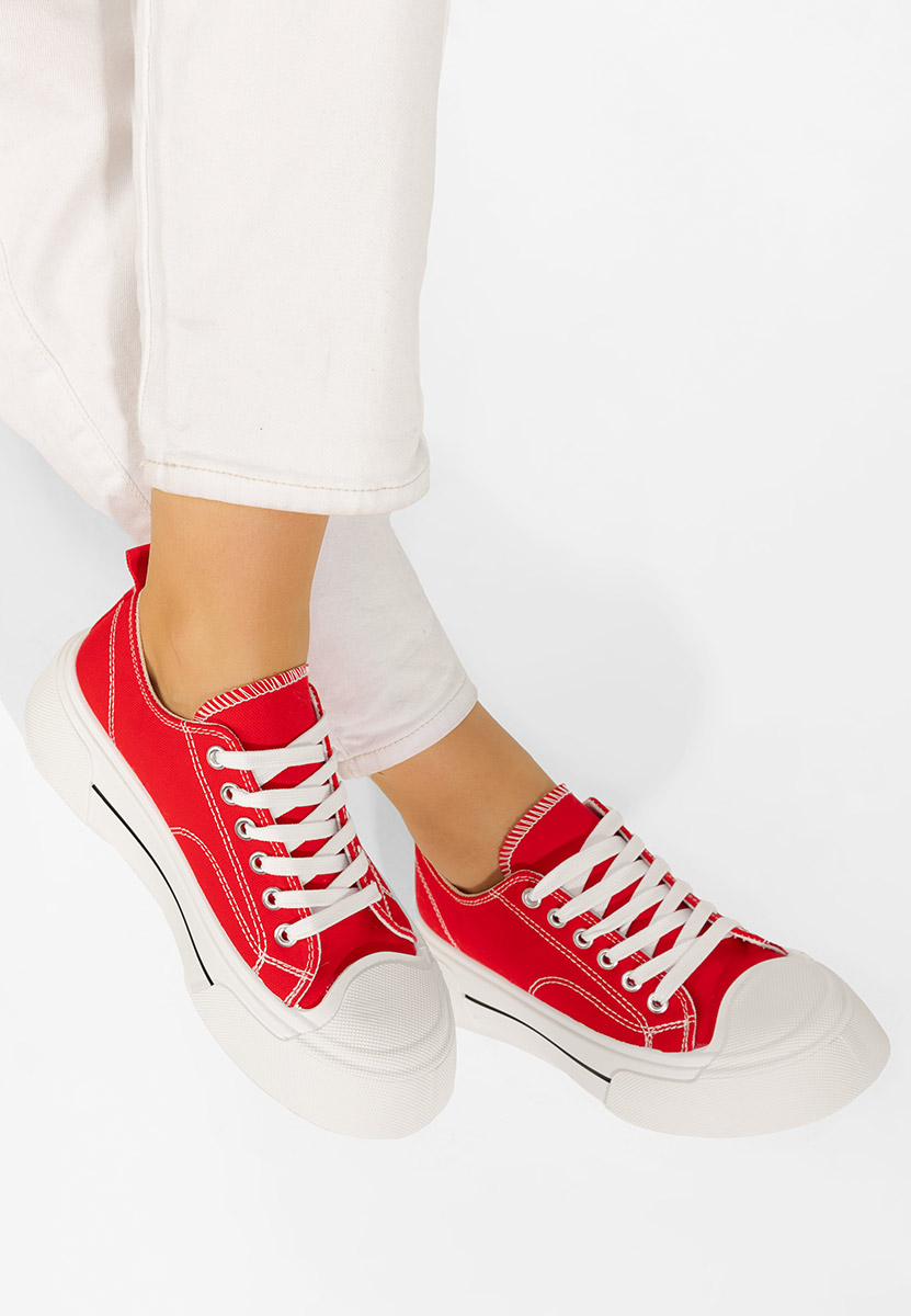 Γυναικεία sneakers Jessia κοκκινο