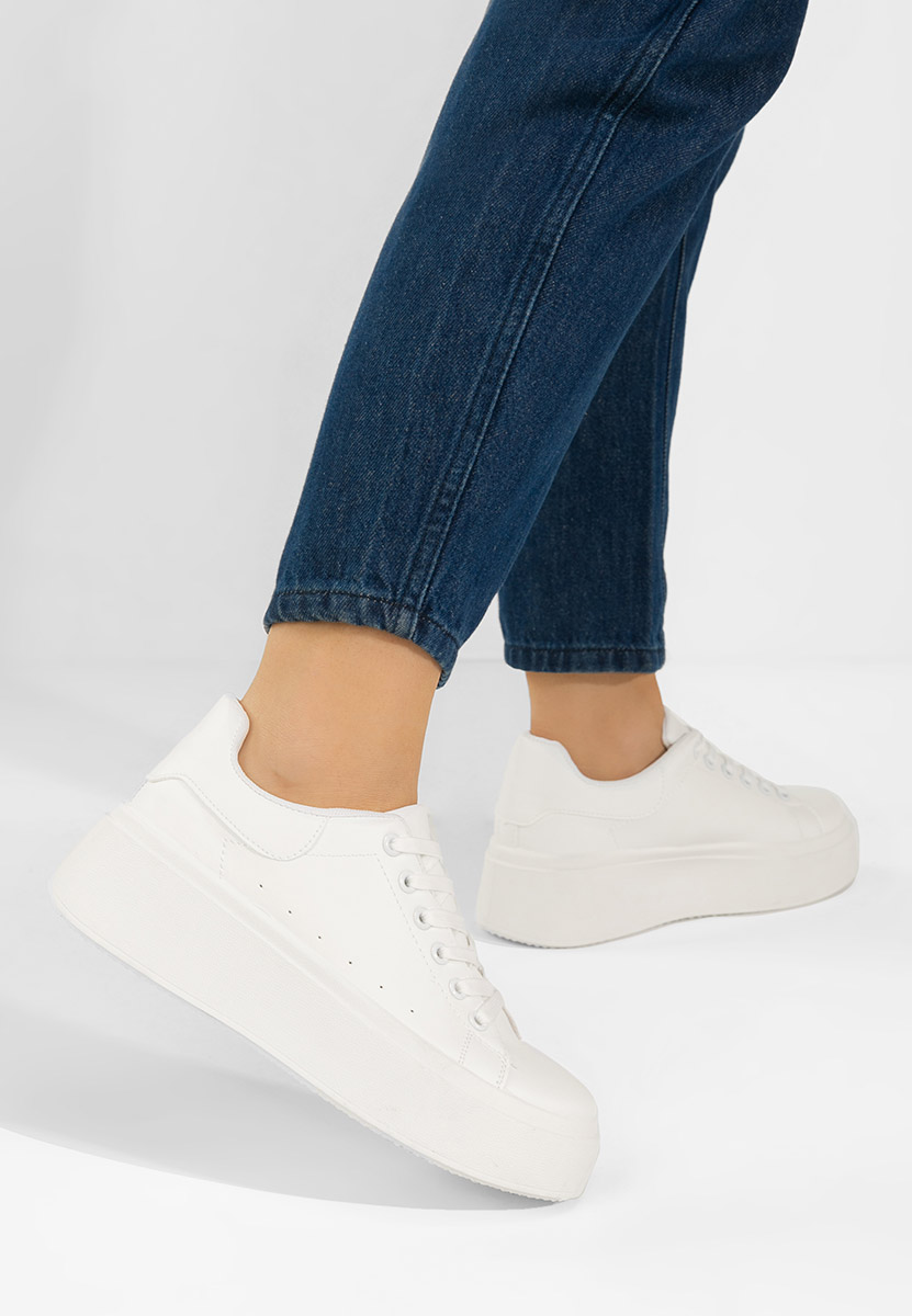 Sneakers γυναικεια Emeralia λευκά