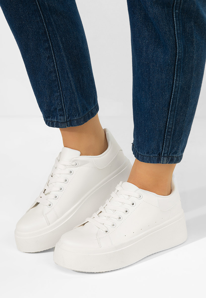 Sneakers γυναικεια Emeralia λευκά